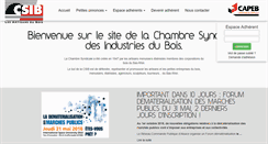Desktop Screenshot of csib.fr