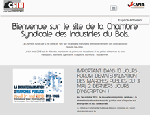 Tablet Screenshot of csib.fr